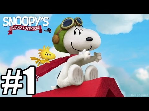 The Peanuts Movie : Snoopy's Grand Adventure - Gameplay Walkthrough Part 1 - World 1 [ HD ]
