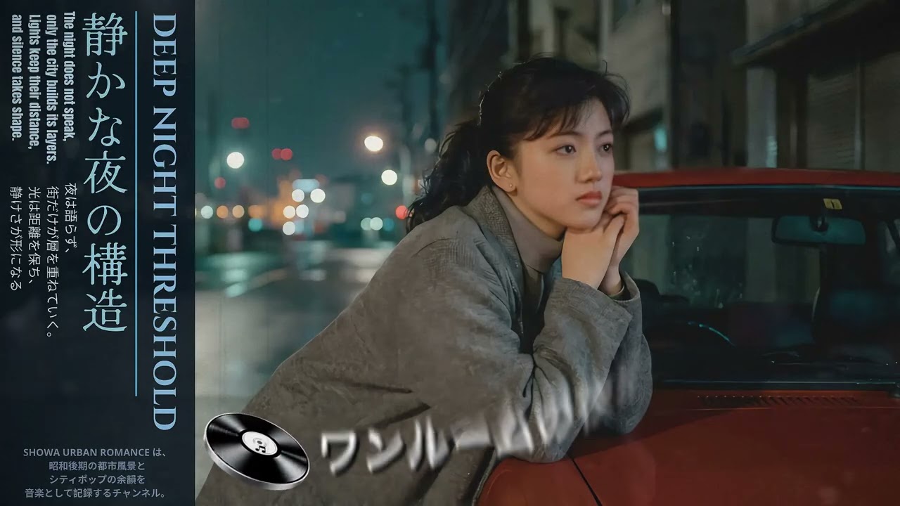 静かな夜の構造 (The Shape of a Quiet Night)｜80s Japanese City Pop｜Night Drive Playlist