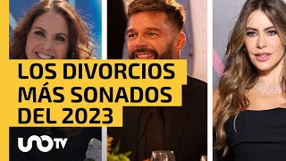 Los divorcios más sonados del 2023 de la farándula