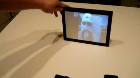 Aaxatech Pico Projector coupled with Ipod Touch