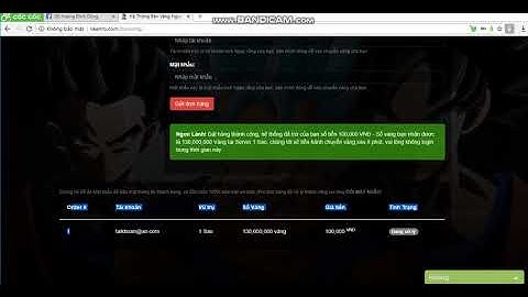 Hướng dẫn cơ bản cách mua vàng, ngọc tự động | Ngọc rồng Online