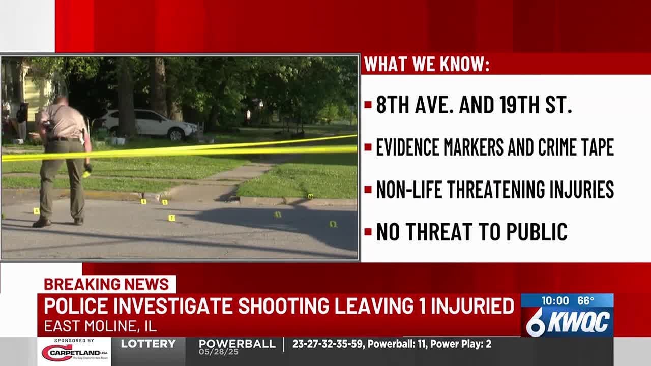 Police investigate after 1 person shot in East Moline - YouTube
