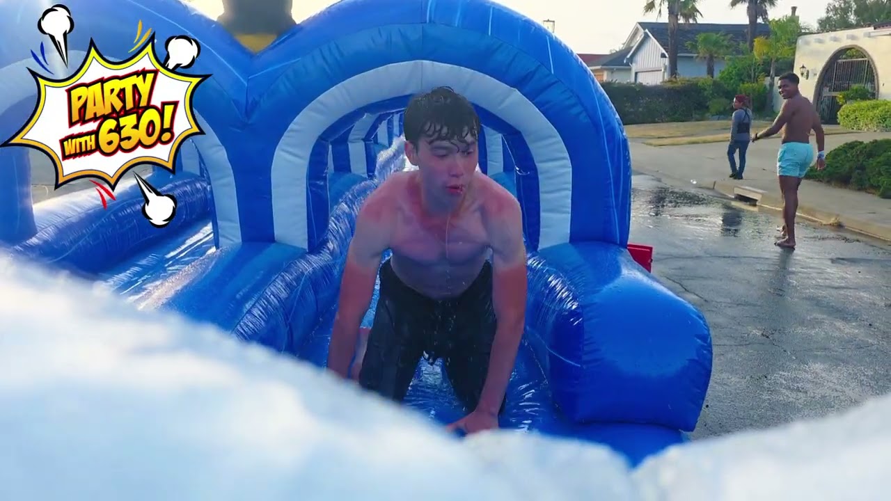 Dual Lane Slip and Slide Rental in San Mateo