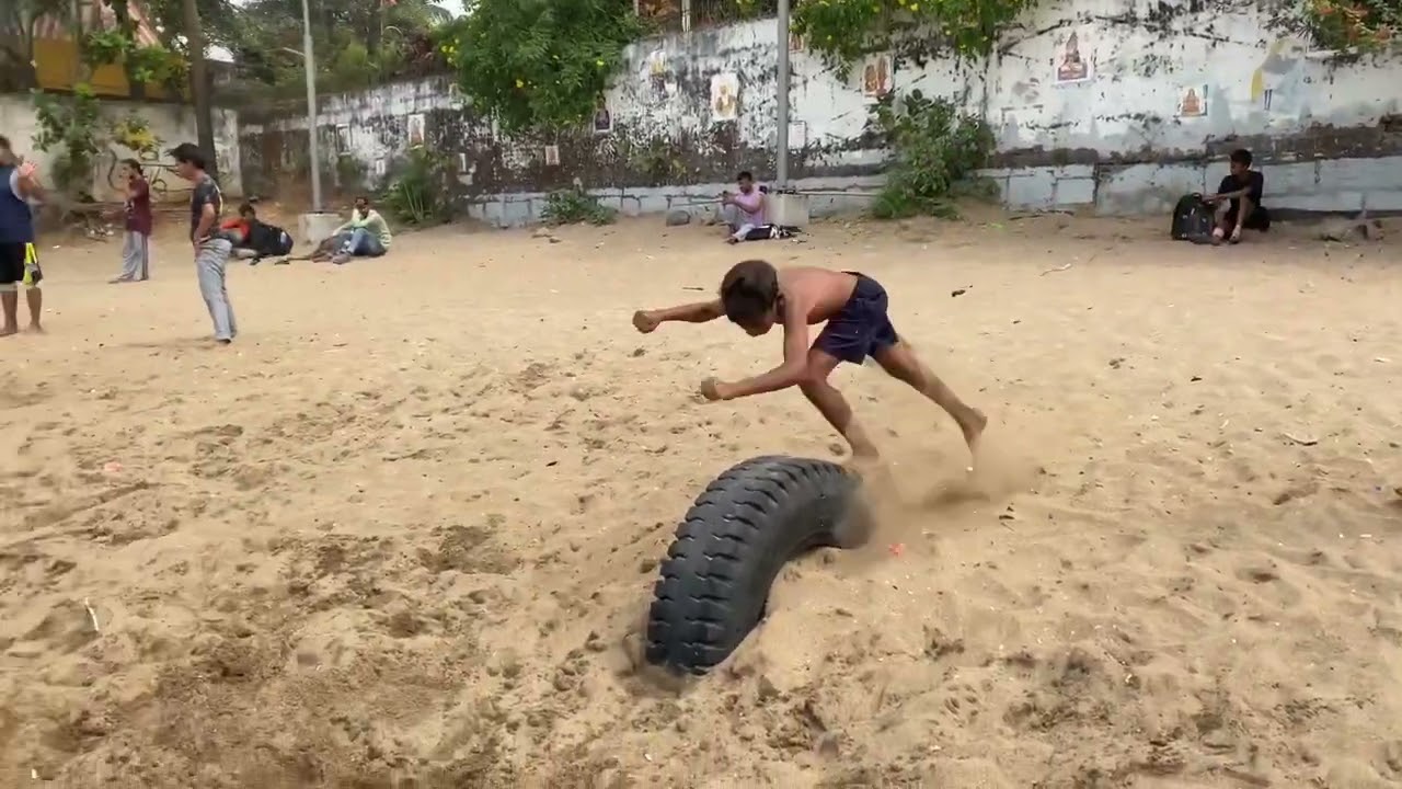 Practice dadar beach 🏖 stunt / flip all flipper
