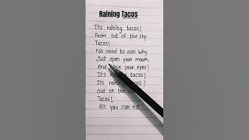Thumbnail of It's Raining Tacos music lyrics in Roblox Brainrot #roblox #brainrot #stealbrainrot #itsrainingtacos