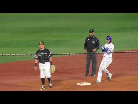 大和選手　決勝タイムリー２ベース