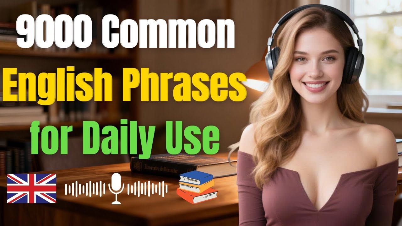 9000 Common English Phrases for Daily Use 4 Hour Real Conversation ...