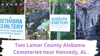 Two Lamar County Alabama Cemeteries