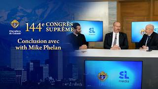 Conclusion Avec Mike Phelan En Anglais Chevaliers De Colomb 144E Congrès Suprême