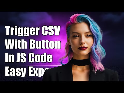 How to Trigger DataTable CSV Export with a Custom Button in JavaScript