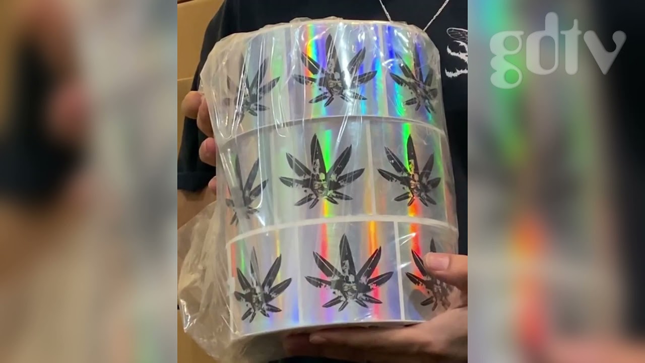 HARD JEWELRY Orders 5,000 HJ 4/20 Holographic Stickers