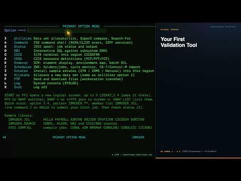 COBOL Programming I - Session 4.2 Conditions