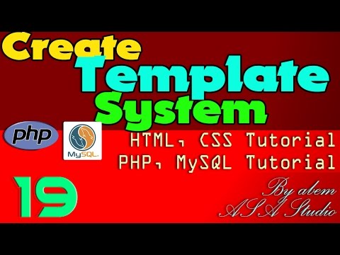 Create Template System, 19, Table and CSS Article, PHP, MySQL, CSS Tutorial Series