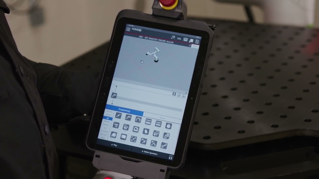 Confirming the Payload & Enabling the Teach Pendant - Lincoln Electric Cobot Training Video