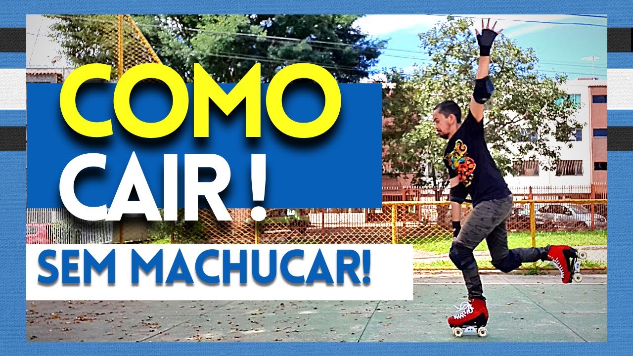 Como cair sem se machucar de Patins Quad + Dica para evitar Queda | Patins Quad para Iniciantes