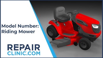 How to Find the Model Number on a Riding Lawn Mower - Tech Tips from Repair Clinic