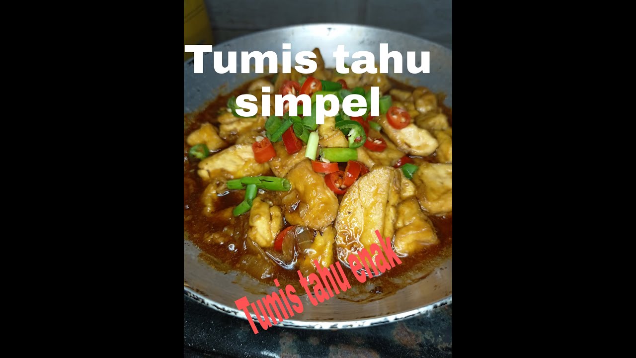 Resep tumis tahu kekinian  YouTube