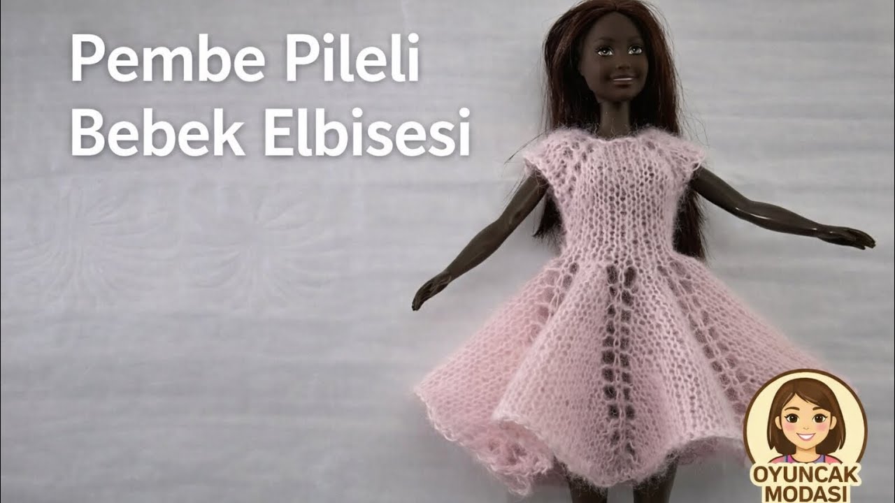 Pembe Pileli Barbie Elbisesi Yapımı | Oyuncak Modası❤️