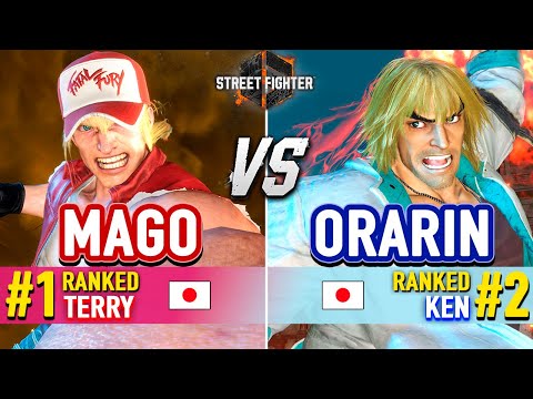 SF6 🔥 MAGO (#1 Ranked Terry) vs ORARIN (#2 Ranked Ken) 🔥 Street Fighter 6 High Level Gameplay