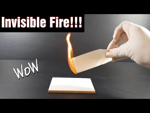 Invisible Fire | Amazing Science Experiment | Fire Experiment - YouTube