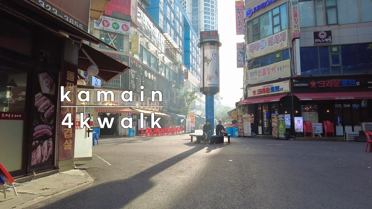 [4k korea] #상동역먹자골목 | Walk food street around Sangdong Station, Bucheon-si, May 19, 2021.