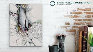 Grass Roots” Pearl cloud-over puddle pour. Injection method