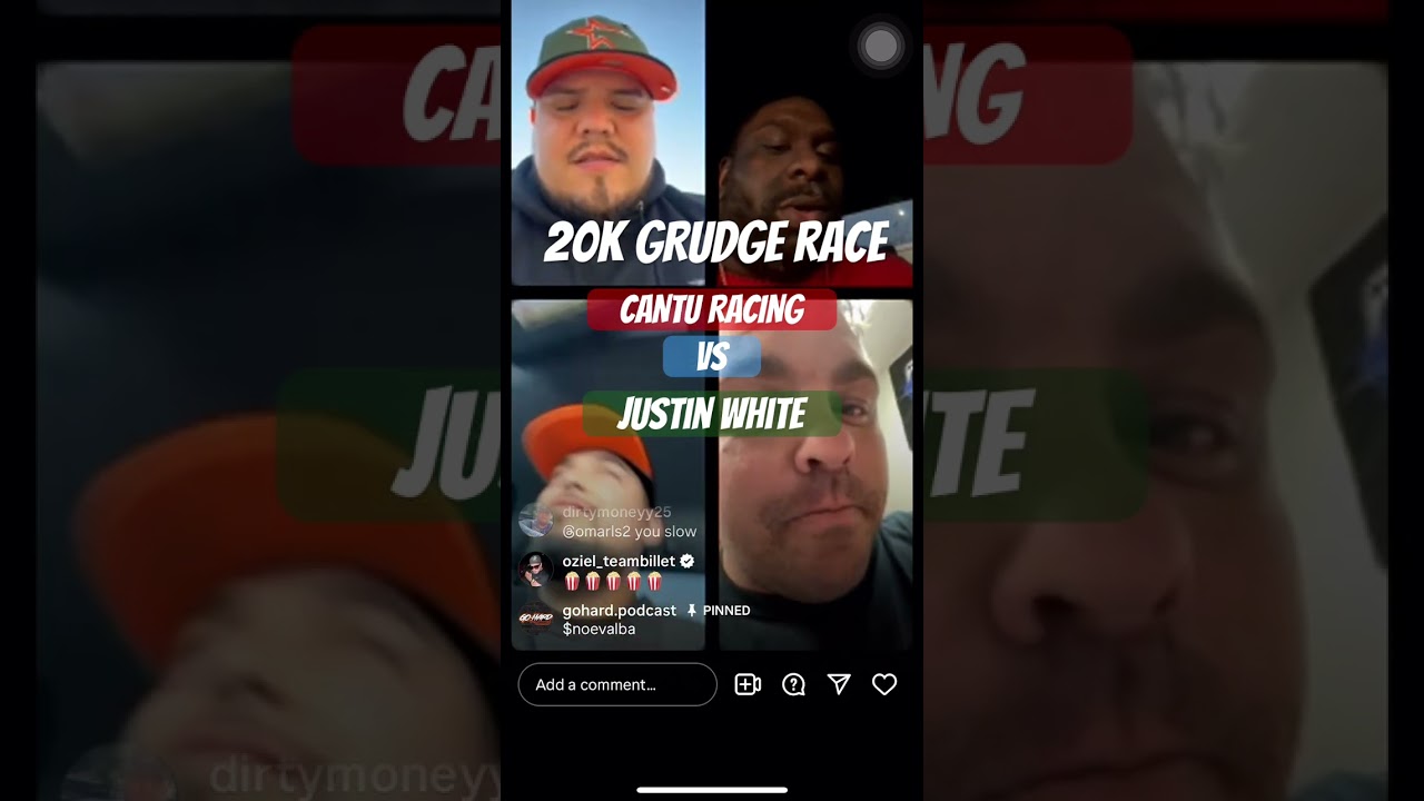 Go.hard podcast set up 20k grudge race. CANTU VS JUSTIN 