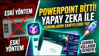 Gamma AI Nasıl Kullanılır? | Sıfırdan Yapay Zeka ile Sunum Hazırlama