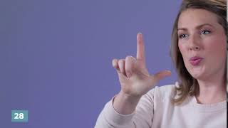 Learn How to Sign 28 in ASL | LearnHowToSign