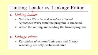 Loader Design Options-Linkage Editor & Linking Loader(Malayalam)/CS 303 System Software
