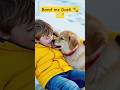 Baraf me Puppy aur Bacha ki Dosti 🐾❄️ | Emotional Short Story | #ai #shorts #dogandkid