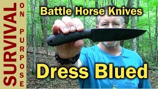 BHK Highlander Blued Edition - Bushcraft and Survival Knife