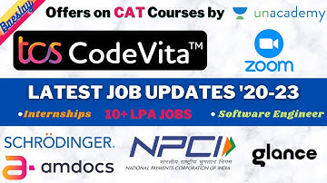 Latest Job Opportunities #36 : TCS CodeVita | Software Engineering | 10+ LPA jobs | 2020-2023