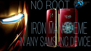 Samsung Galaxy S6 Edge Iron Man Theme in Any Samsung Devise(No Root)!! screenshot 5