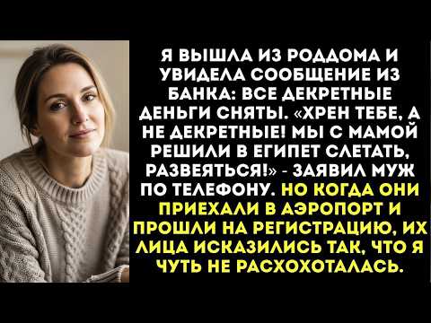 «Хрен тебе, а не декретные! Мы с мамой едем в Египет!» — муж обчистил мою карту...