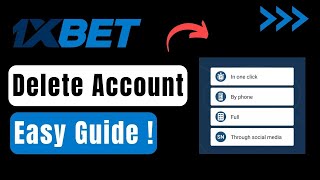 How To Delete 1xBet Account ! screenshot 3