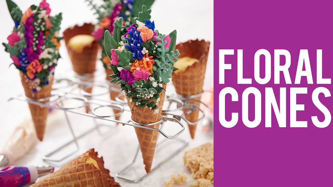 How to Make Flower Cones YouTube