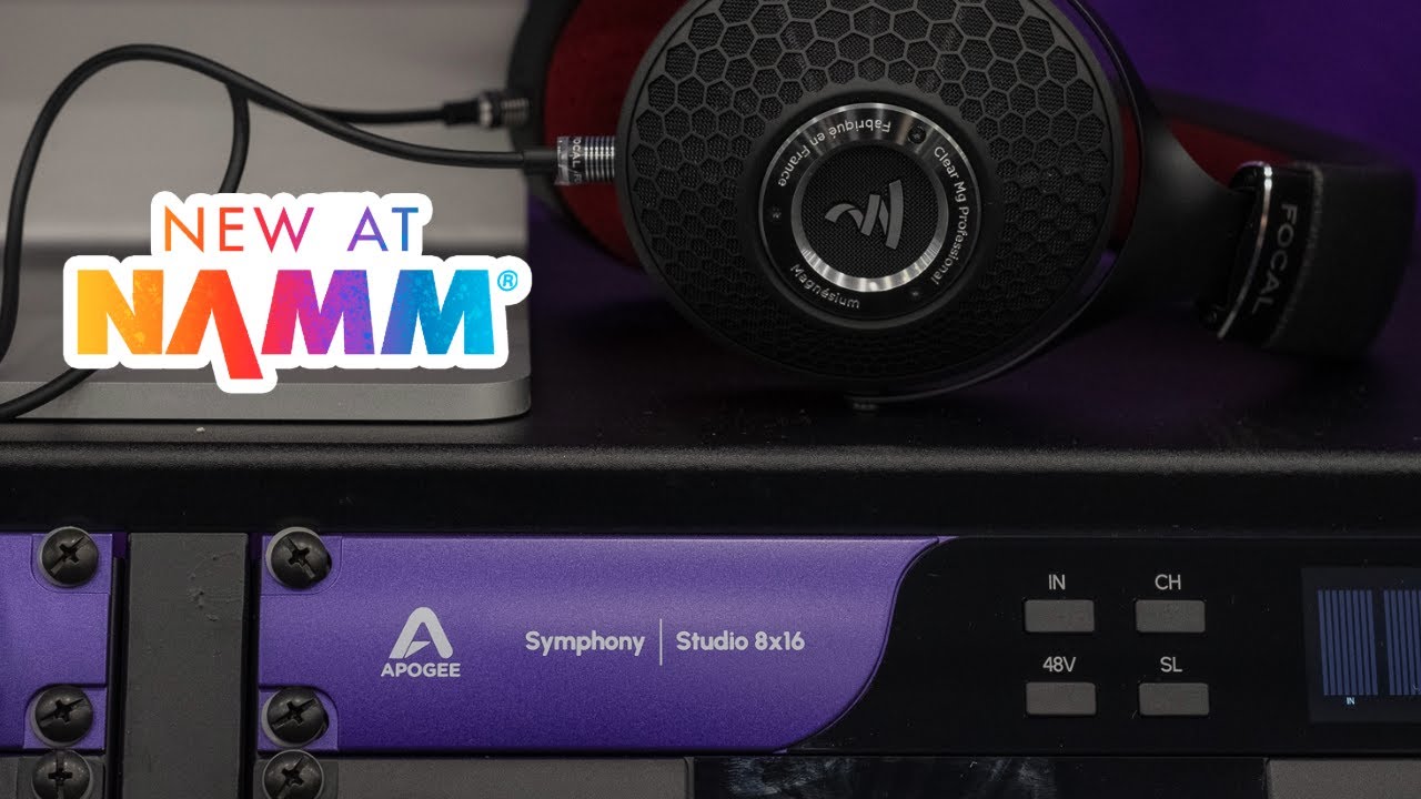 New At NAMM 2025: Apogee Symphony Studio Audio Interfaces - YouTube