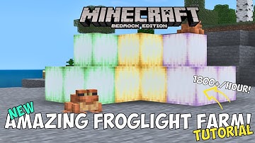 GEWELDIGE Froglight Farm Tutorial voor Minecraft Bedrock (1800/uur)