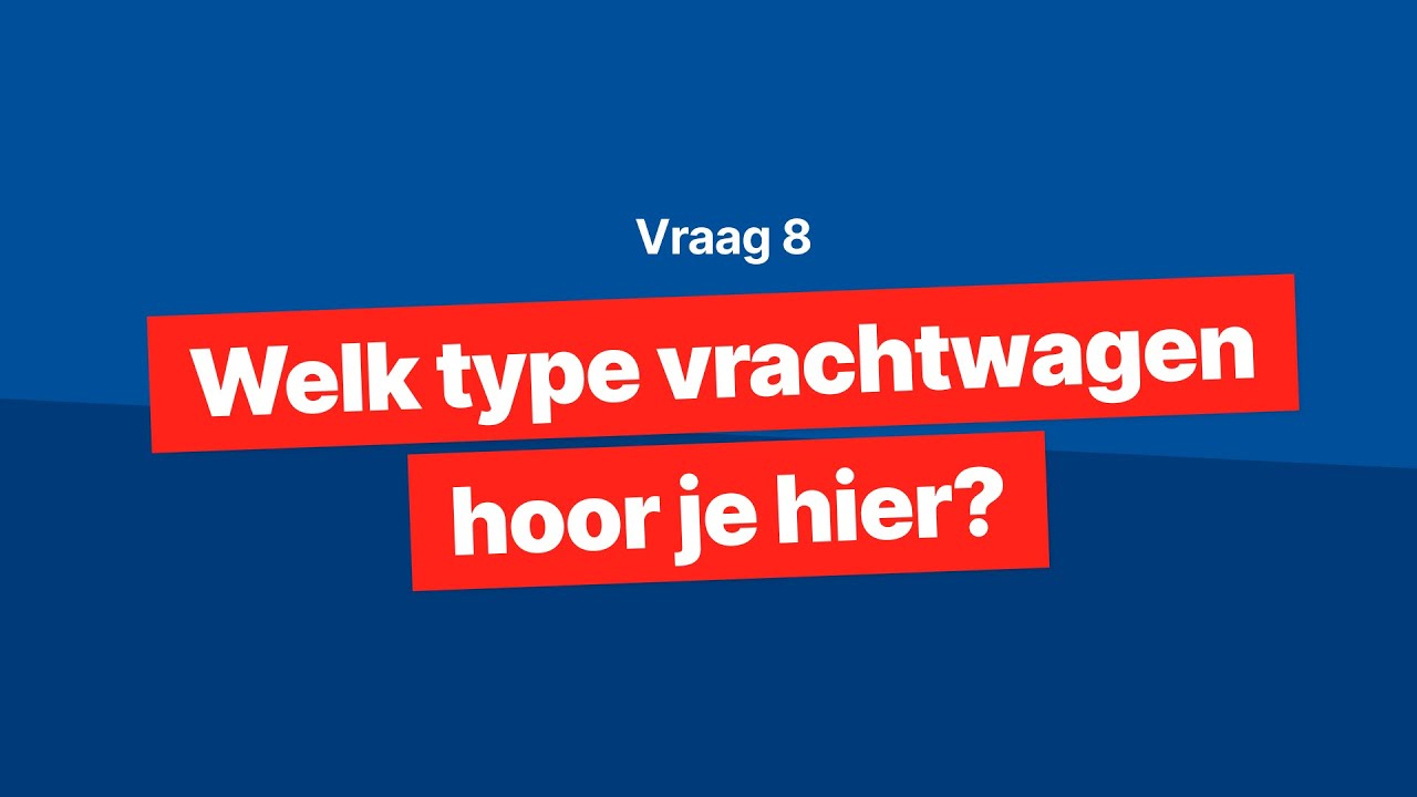 Welk type vrachtwagen hoor je hier? - YouTube