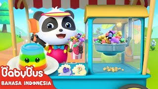 Jeli dan Popcorn yang Berwarnawarni | Lagu Makanan Anak | Lagu Anakanak | BabyBus Bahasa Indonesia