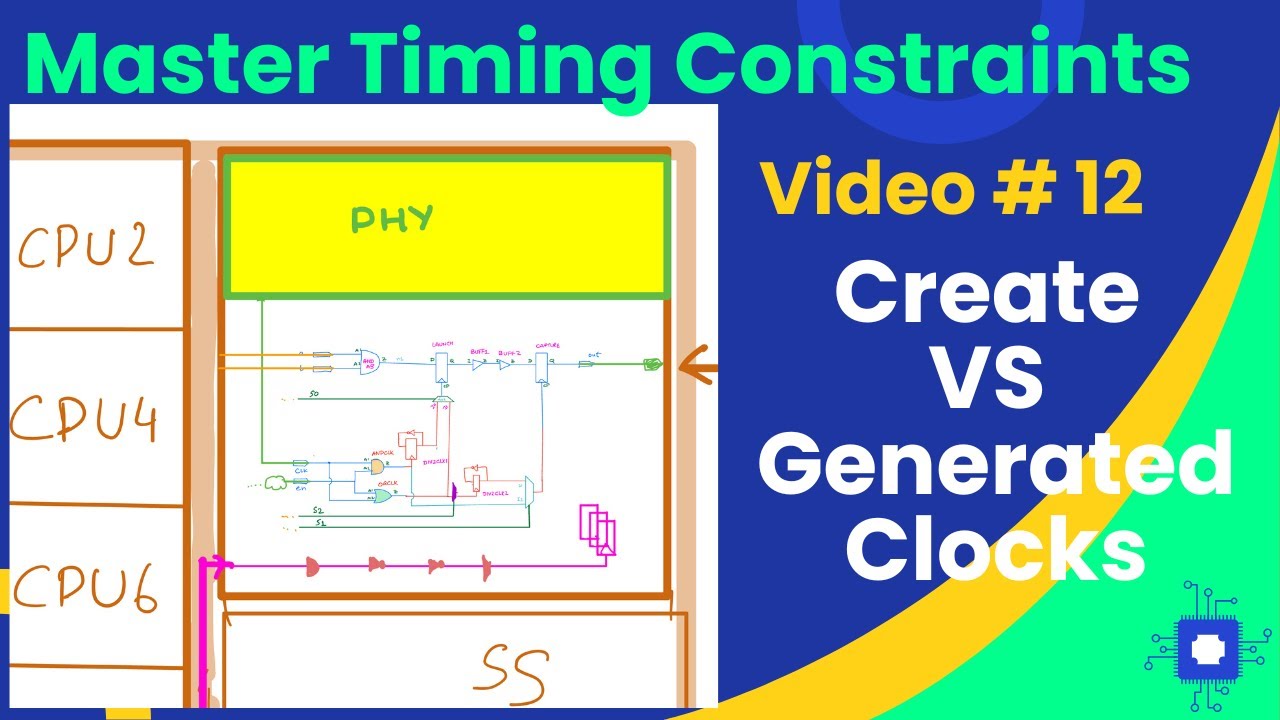 Временные ограничения — Видео 12 — Create_clock против create_generated_clock