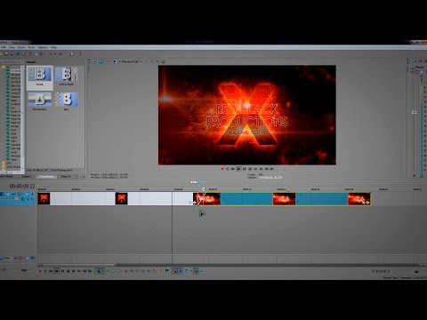 How to use transitions in Sony Vegas 13