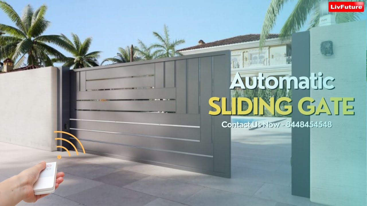 Automatic Sliding gate - YouTube