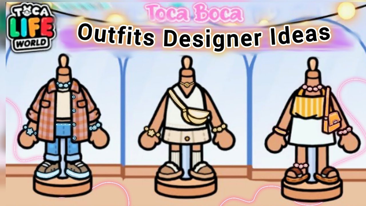 Дизайнерские идеи нарядов Toca Boca 👚 Секретные лайфхаки для создания нарядов! 💖