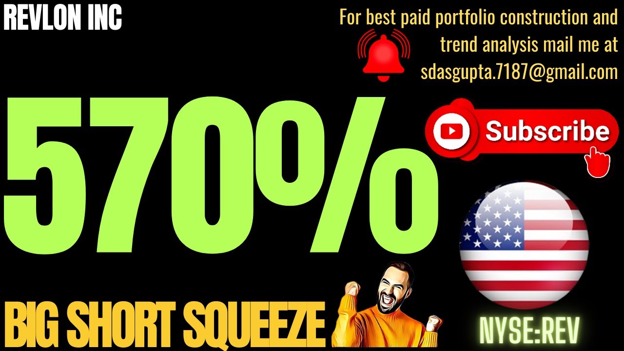 REVLON INC | BIG SHORT SQUEEZE | REV STOCK | REVLON STOCK