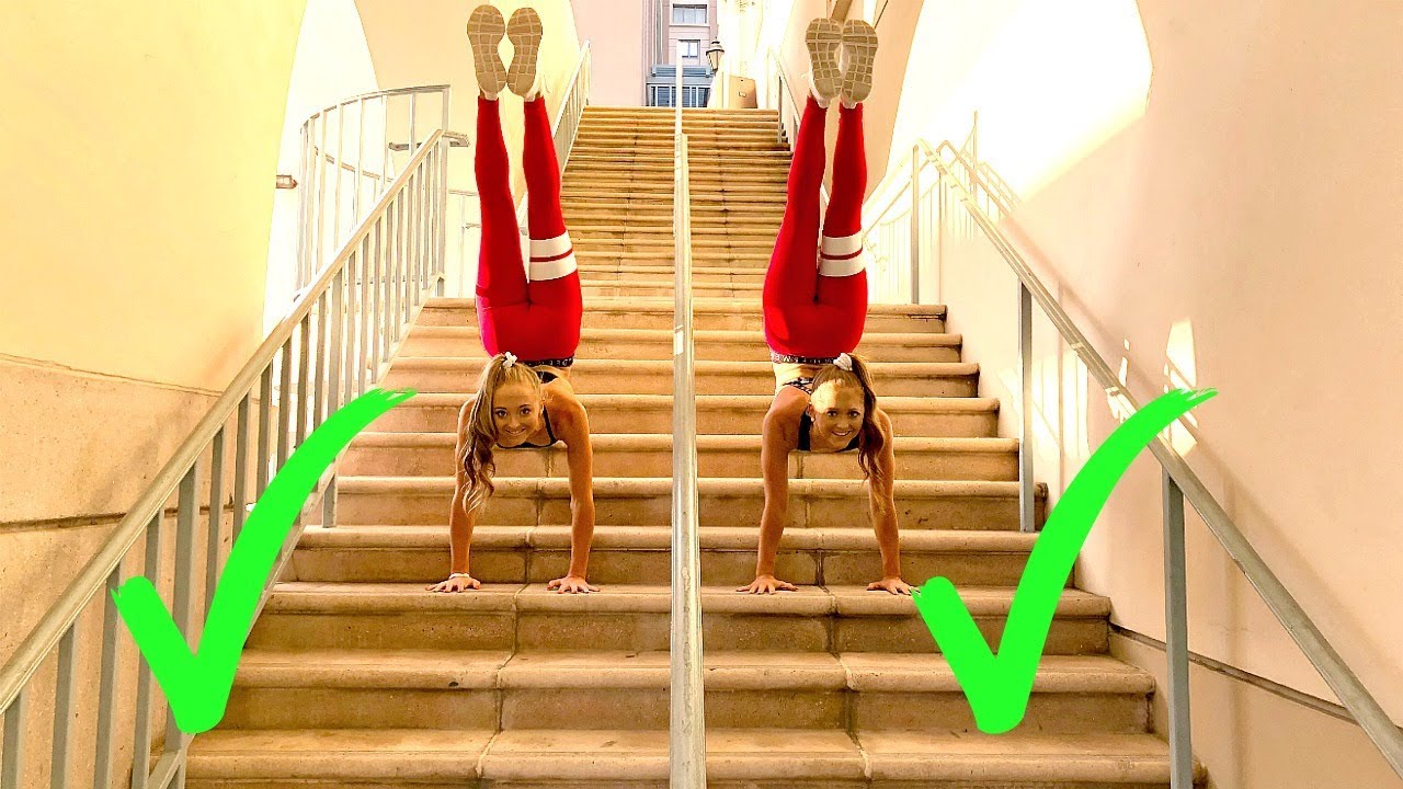How To Do A Press Handstand The Rybka Twins