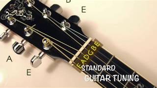 standard guitar tuning eadgbe
