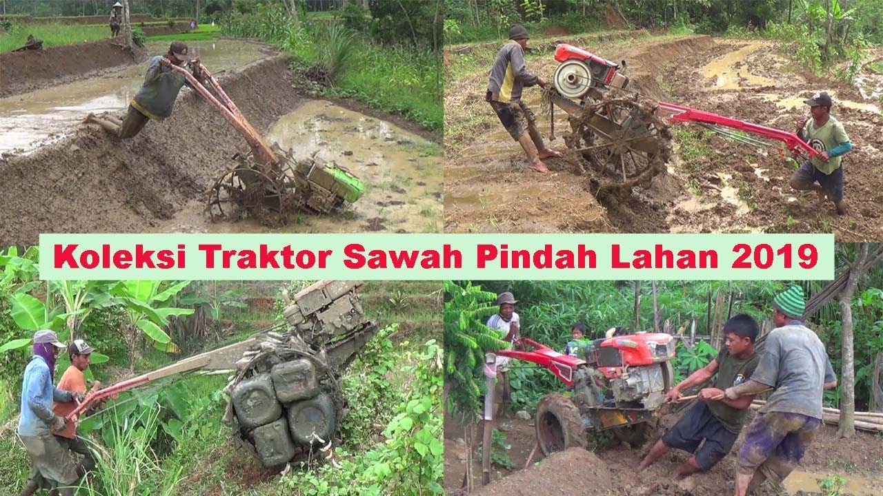 Koleksi Traktor Sawah pindah lahan