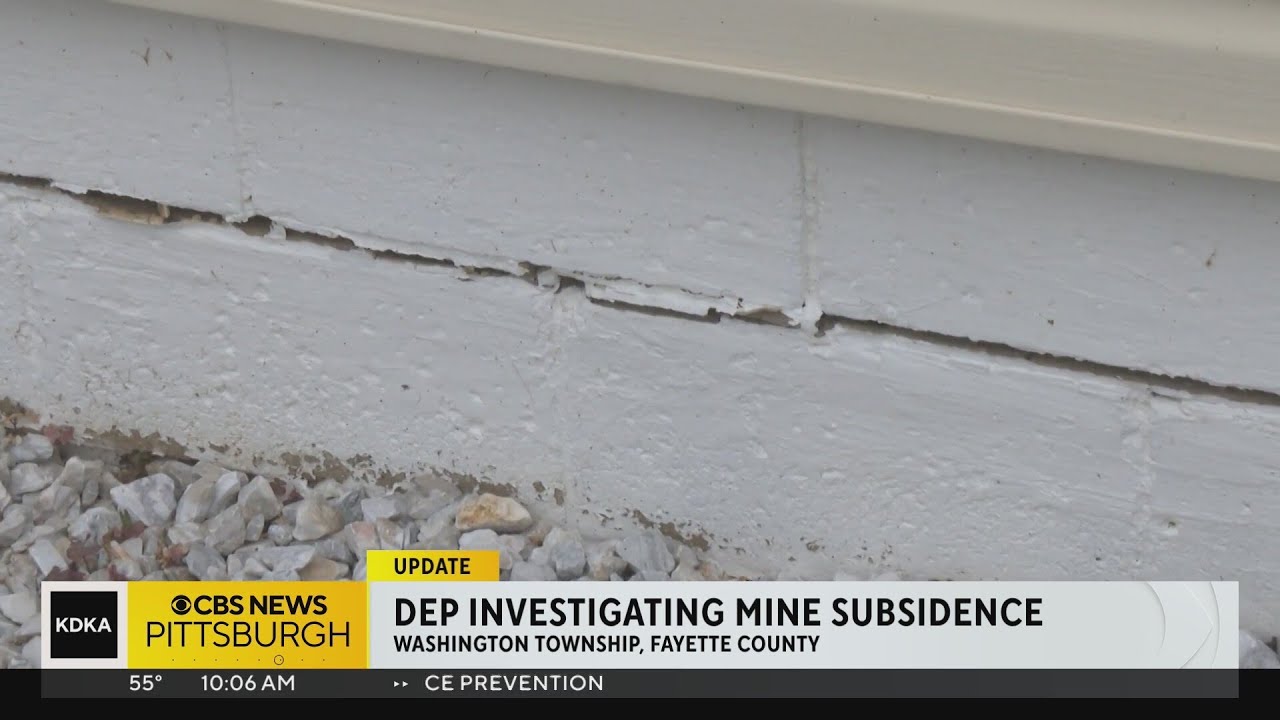 Pa. DEP investigating mine subsidence in Fayette County